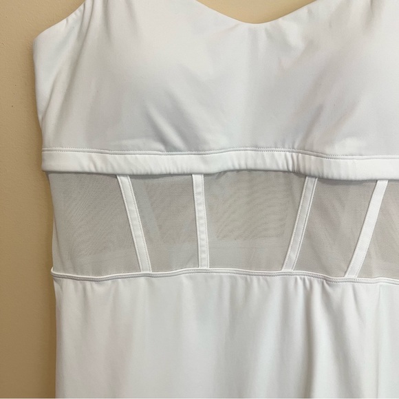 NWT Halara Softlyzero Contrast Mesh Corset Style Bodycon Dress - Picture 5 of 16